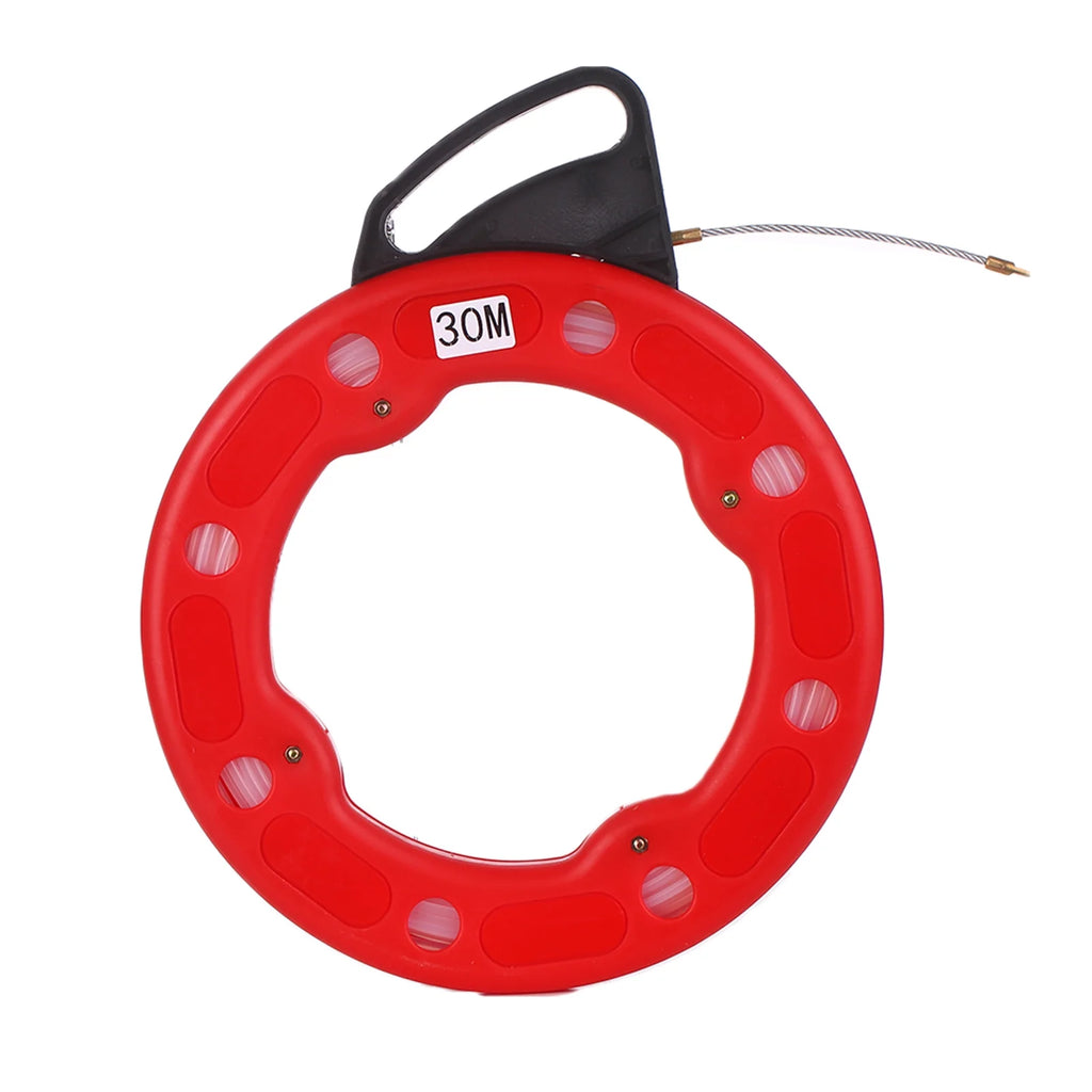 Fiberglass Fish Tape Reel Puller with Impact Case D370373
