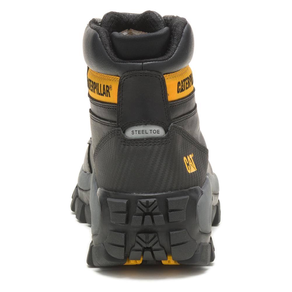 Black Steel Toe Boots K5526