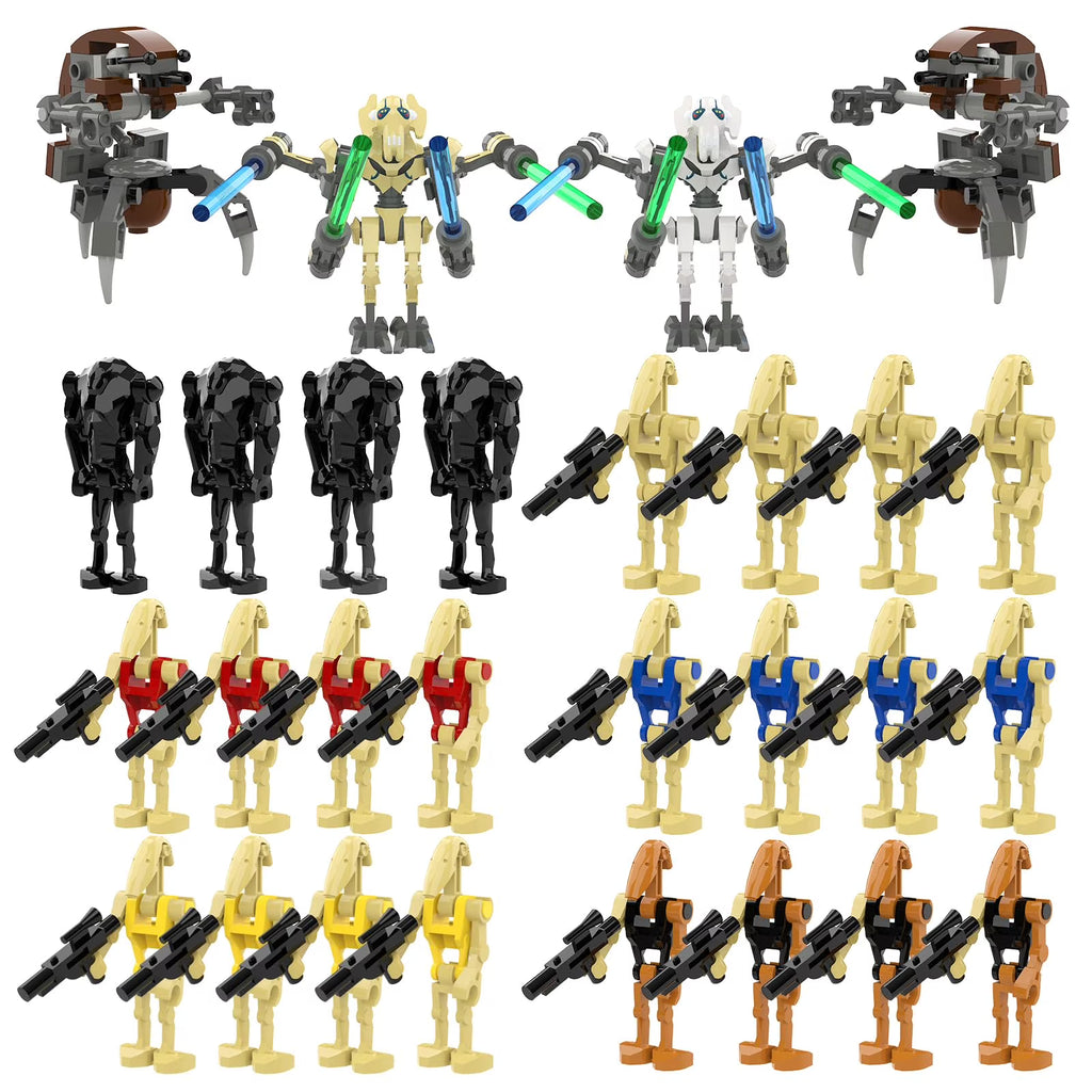28 Pcs Space Wars Action Figures Building Blocks Sets Y67383