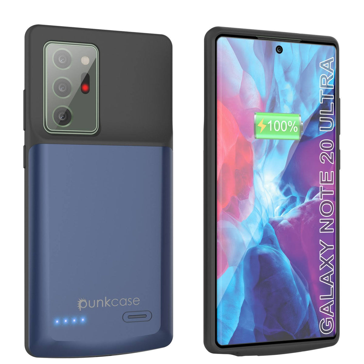 Blue 6000mAh Battery Charger Slim Case Q653