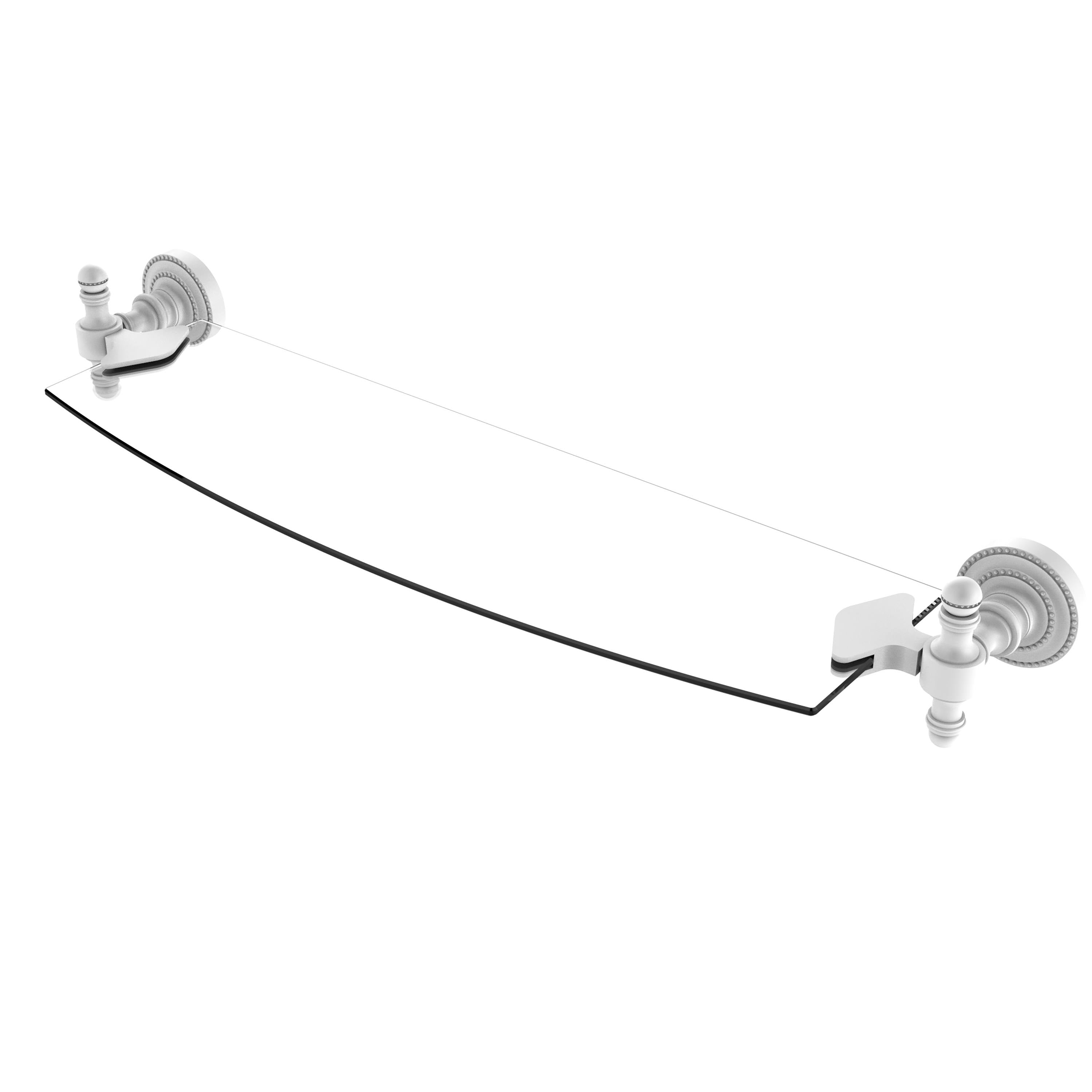 Matte White Glass Shelf C4669