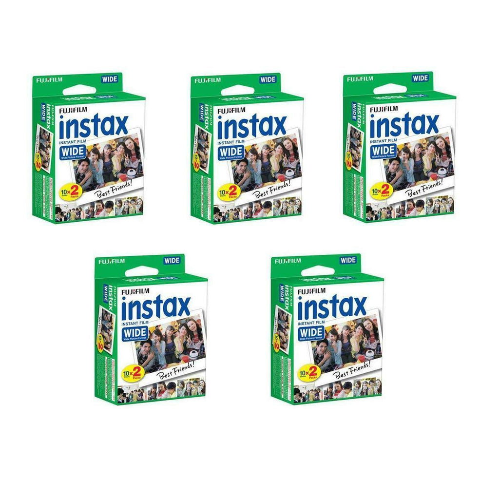 20-Pack Instax Wide Instant Color Print Film, ISO 800 L487