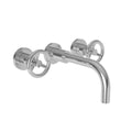 Flat Black Wall Mount Lavatory Faucet S971040