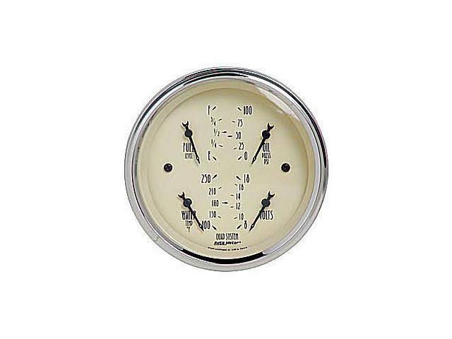 Antique Beige Quad Gauge U313