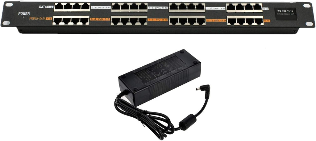 16 Port Passive PoE Injector T580377