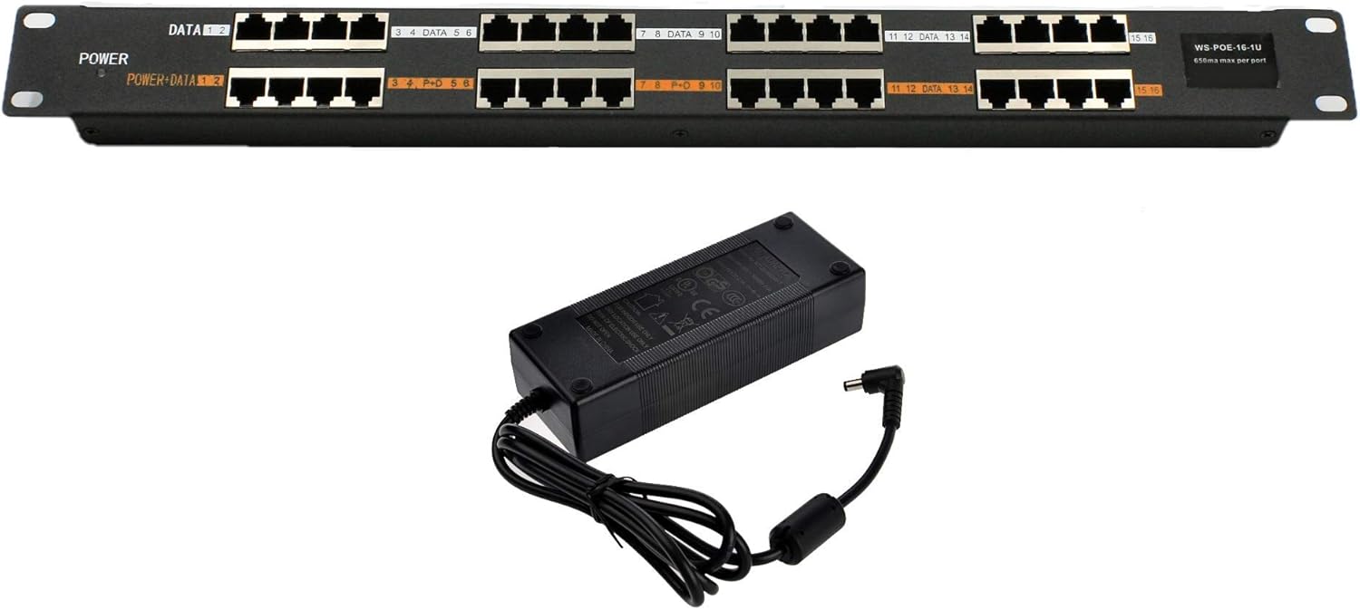16 Port Passive PoE Injector T580377