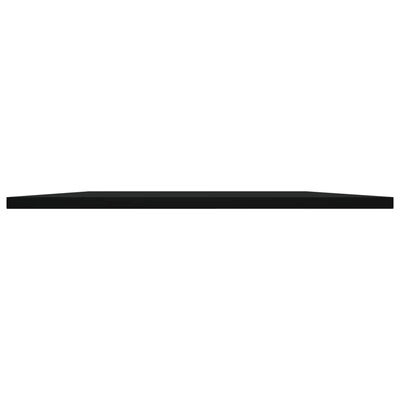 Black 8 Shelves Floating Bookcase V1423