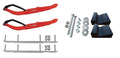 Red MTX Snowmobile Skis Complete Kit O757050