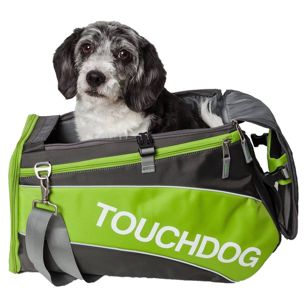 Green Water-Resistant Dog Carrier Y497
