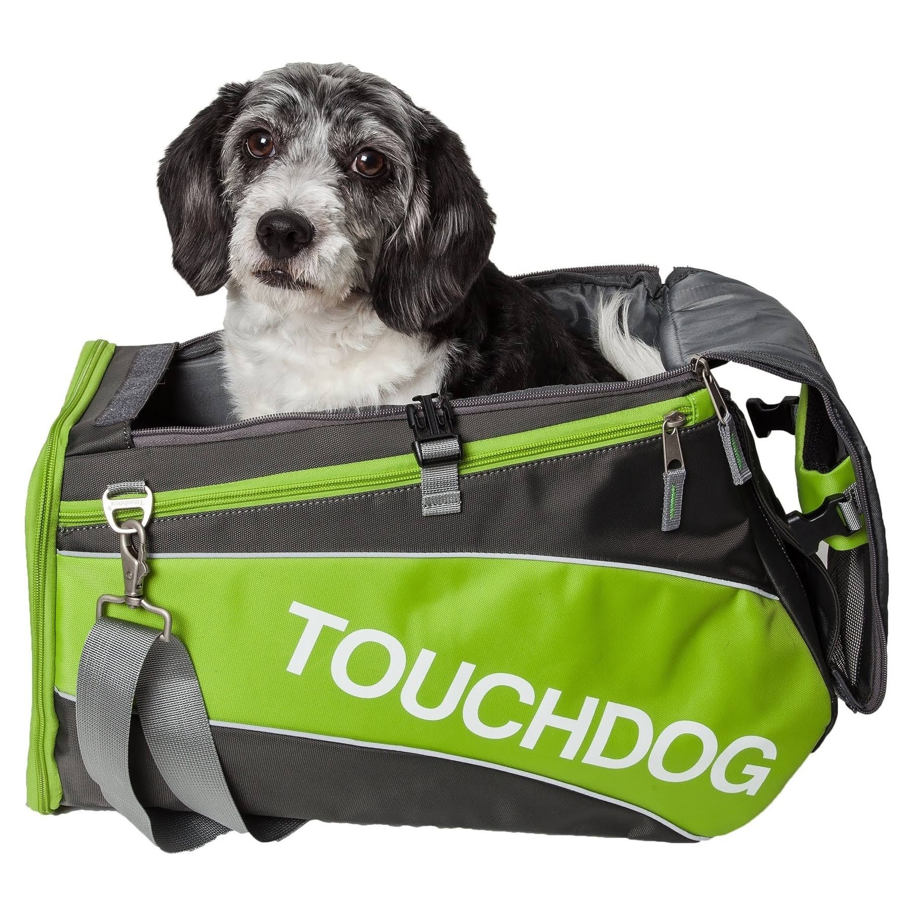 Green Water-Resistant Dog Carrier Y497