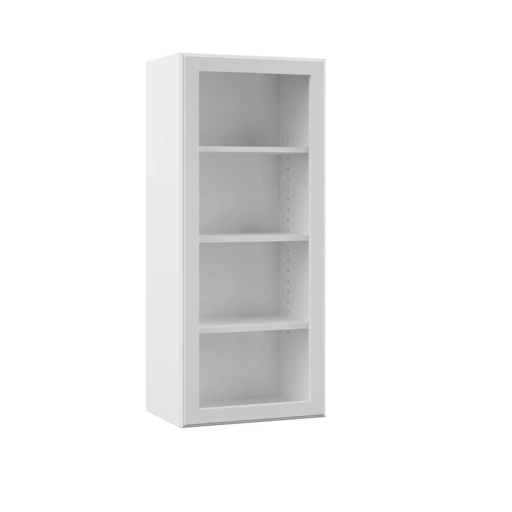 White Wall Open Shelf Kitchen Cabinet O174810