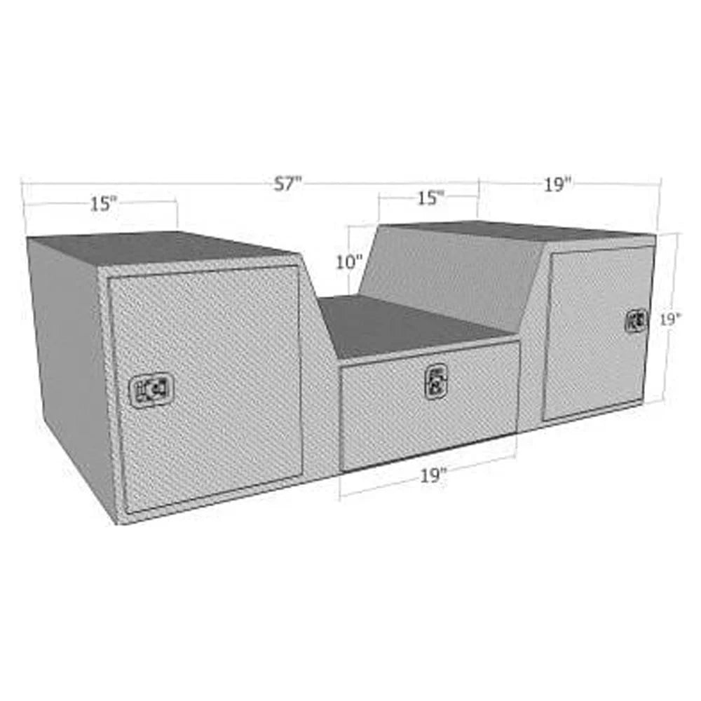 Gooseneck 5th Wheel Tailgate Box Pull Out Drawer M597