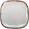 Rustic Mill 6x22 Glazed Irregular Square Melamine Coupe Plate - 24/Case P148