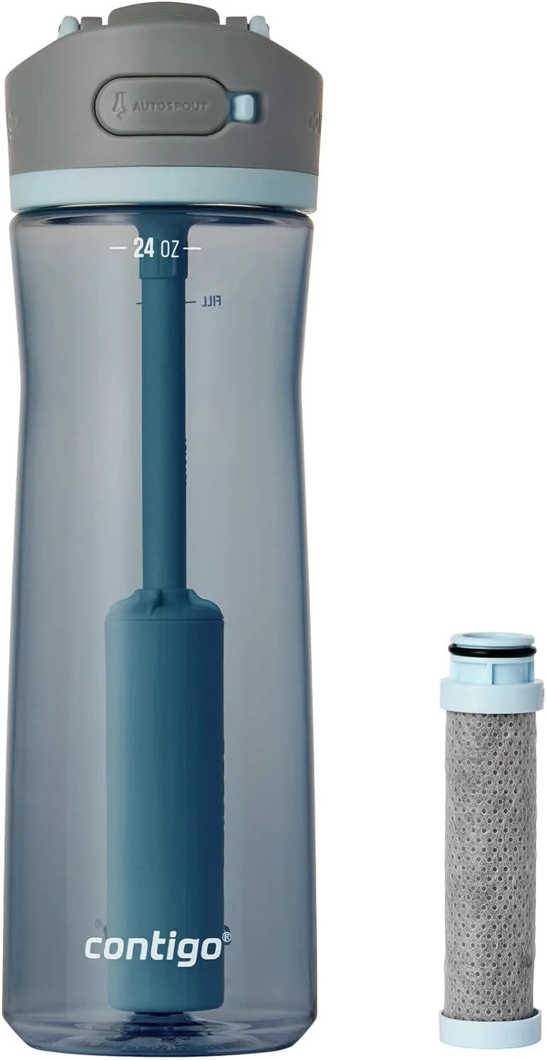24 oz Plastic Filter Water Bottle A59217