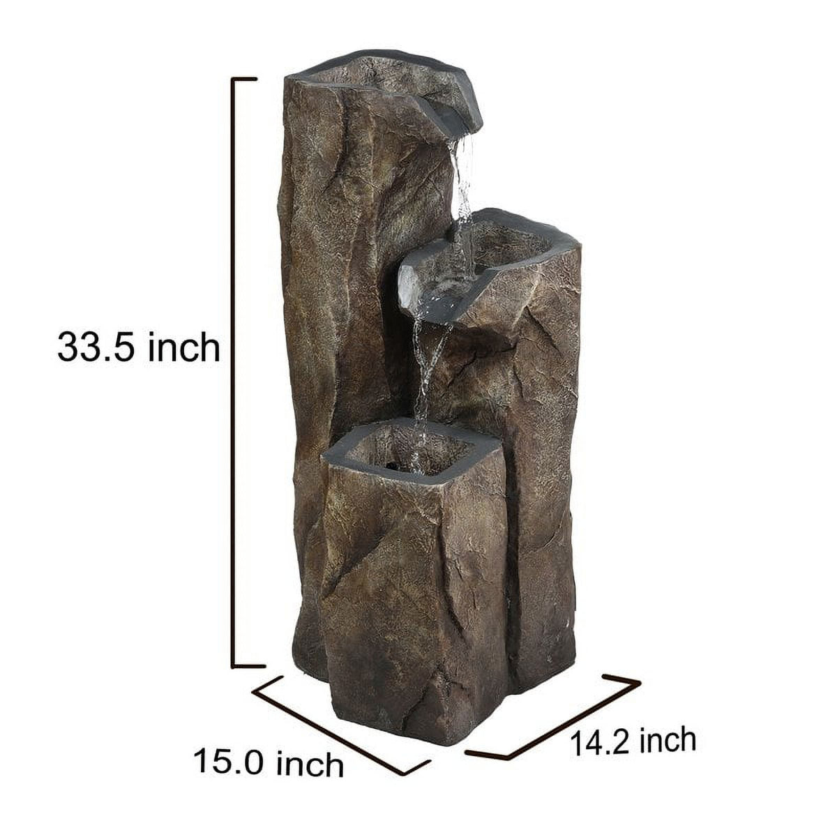 Rock Waterfall Fountain with LED Light N584644