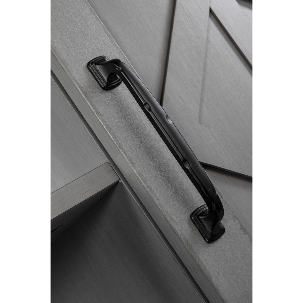 Gray Kitchen Cart with Wood Top C718658