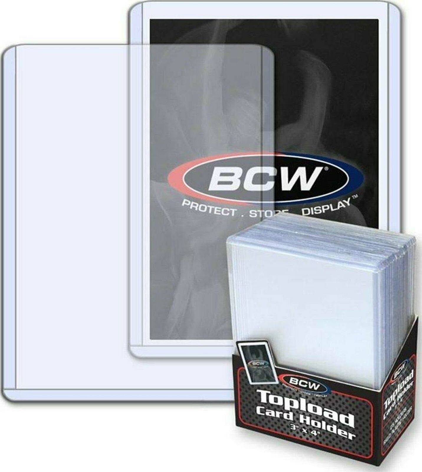 Rigid Plastic Trading Card Toploaders V83393