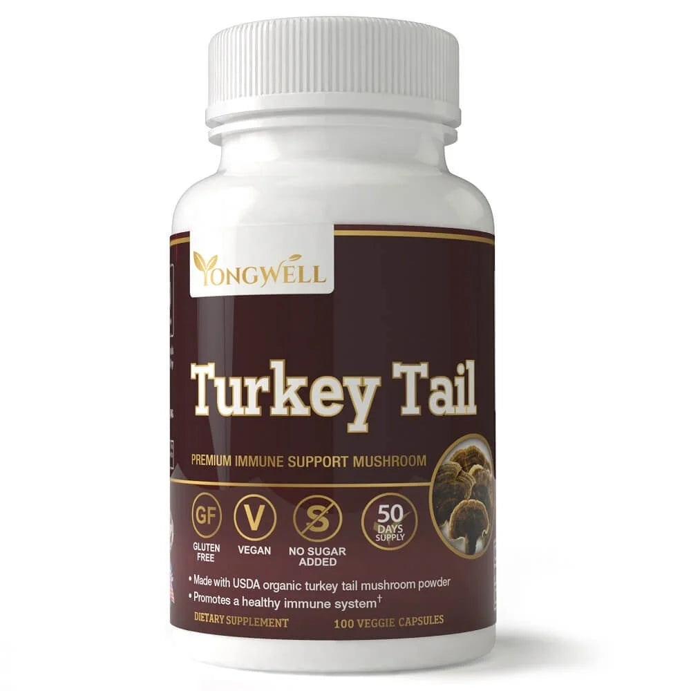 10 Boxes Yunnan Baiyao Capsules (16 Caps) Plus Turkey Tail Mushroom (100 Caps) Combo L451