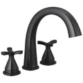 Black Deck Mounted Roman Tub Filler M250