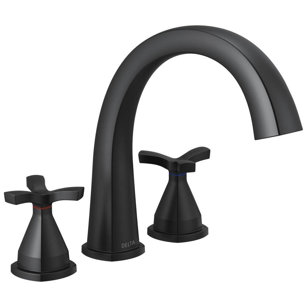 Black Deck Mounted Roman Tub Filler M250
