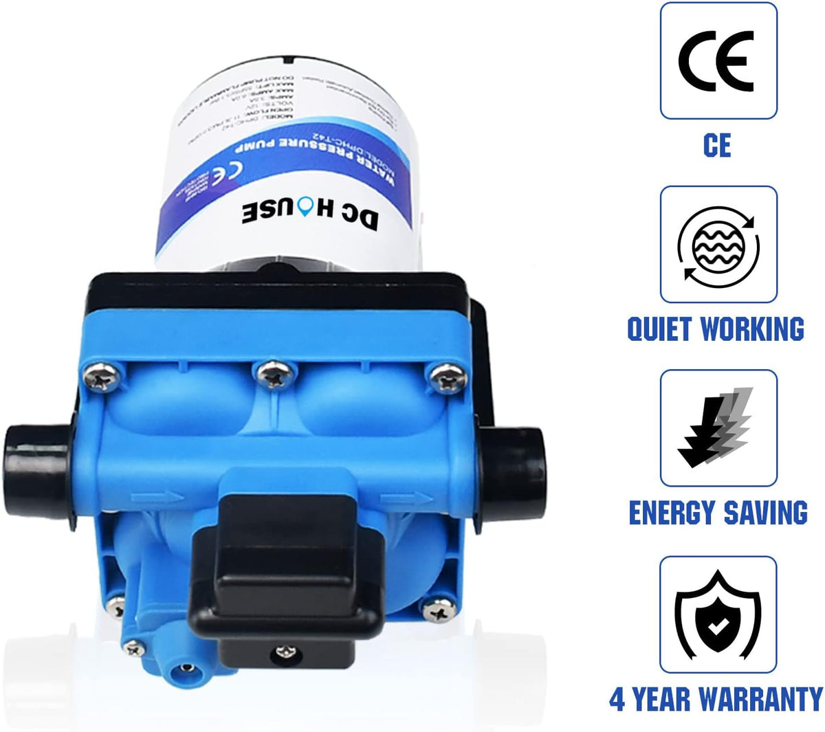 110V AC Water Pressure Pump 5.0GPM 55PSI Self Priming RV Water Pump K29600