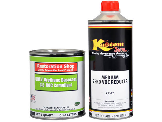Neptune Blue Firemist Low VOC Urethane Basecoat Auto Paint Kit B876