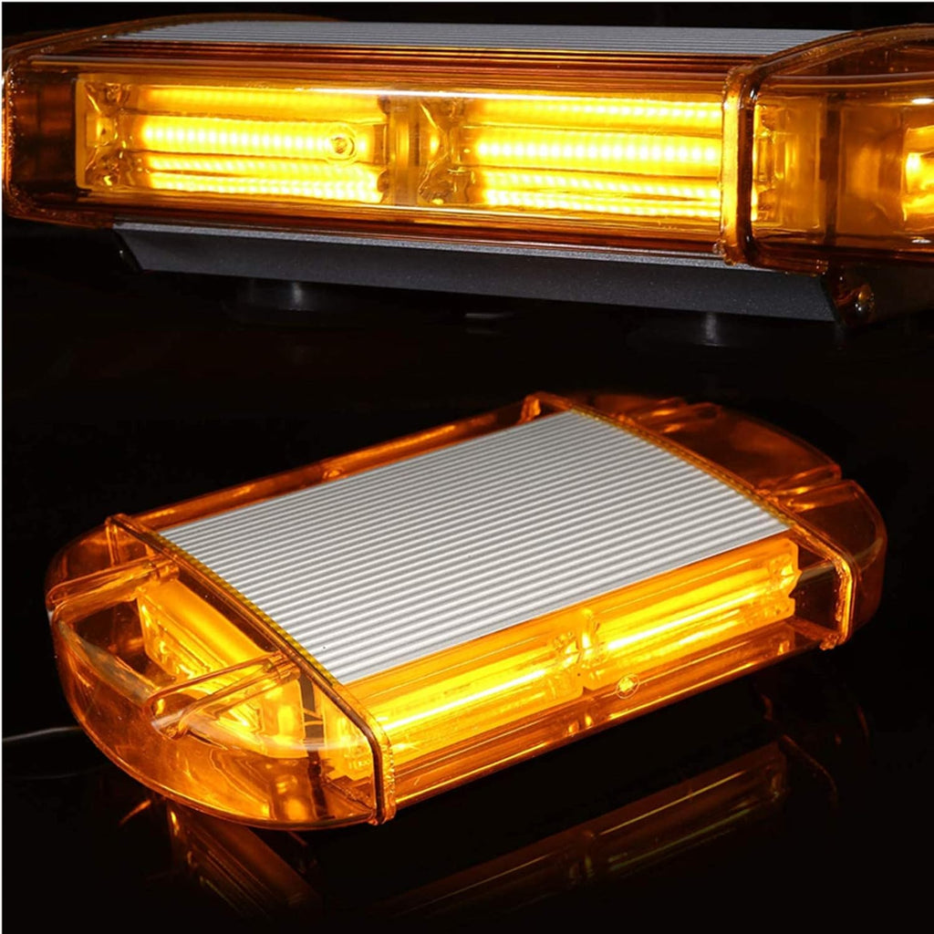 126 LED Strobe Warning Lights Bar 12V Red Blue Emergency Light, Pack of 2 F659
