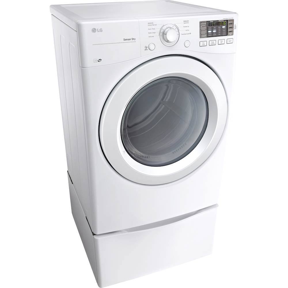 White Front-Loading Gas Dryer G733