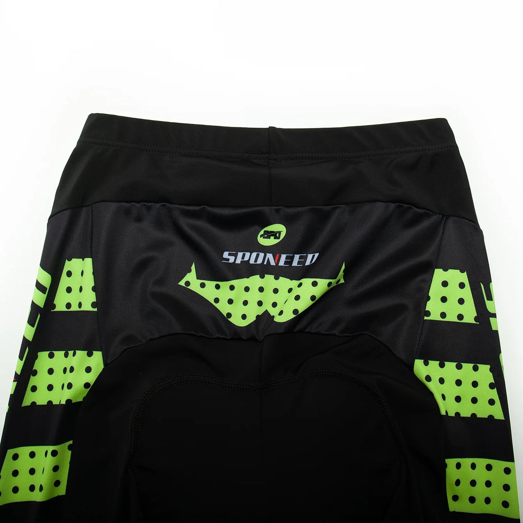 Green XL Cycling Jersey and Padded Pants Set H7066