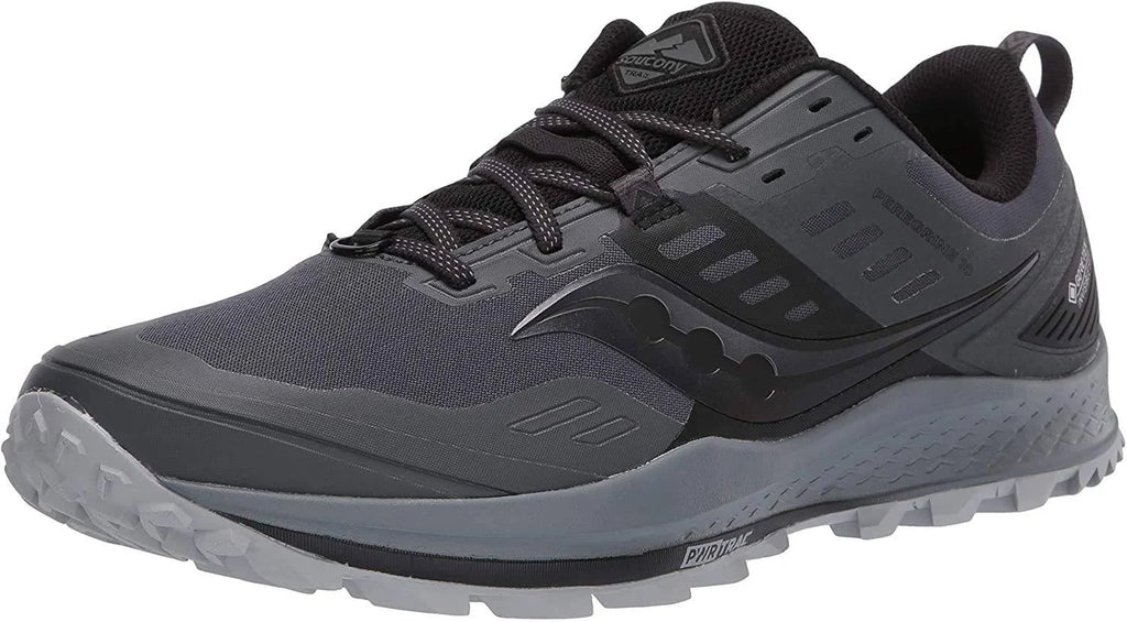 Grey/Black Men's Size 12 Trail Running Shoes J22123