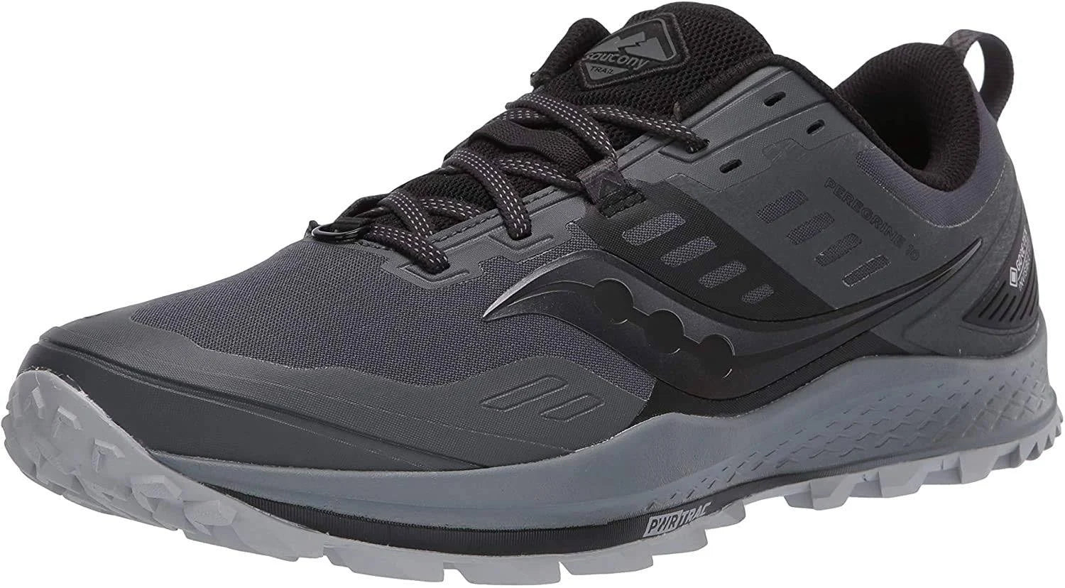 Grey/Black Men's Size 12 Trail Running Shoes J22123