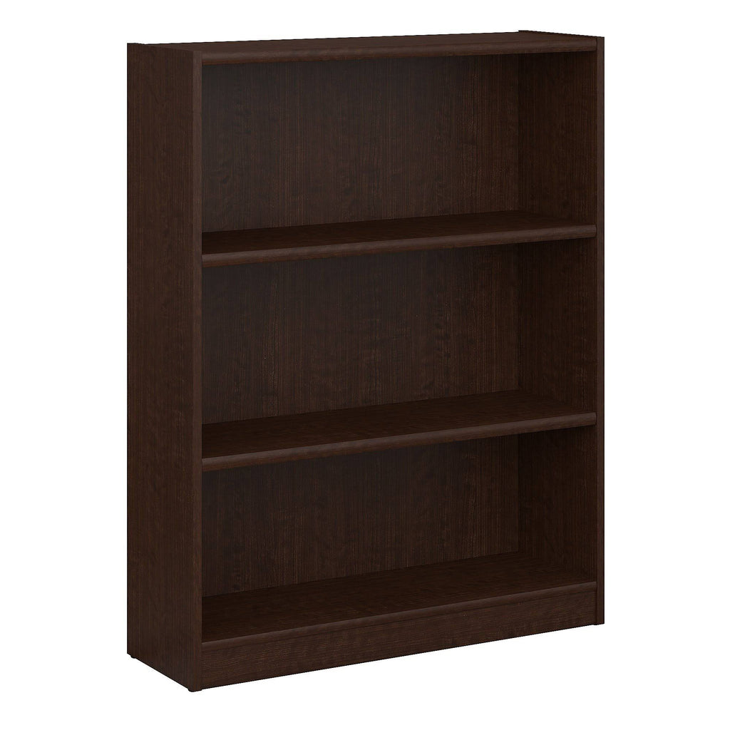 3-Shelf Mocha Cherry Bookcase Z849926