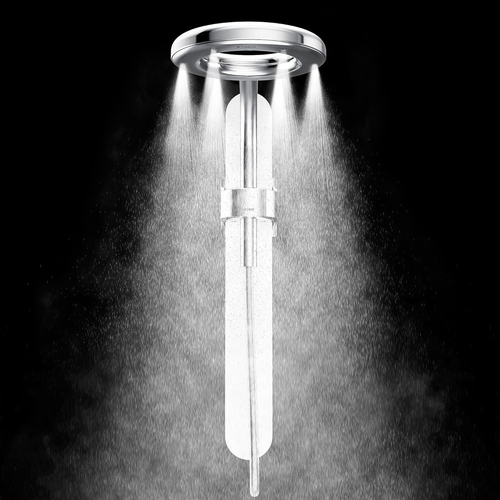 Chrome/White Rainshower Shower N799